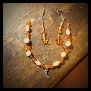 Earring and necklace set